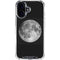 Full Moon Space iPhone 16 Plus Clear Case