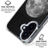 Full Moon Space iPhone 16 Plus Clear Case