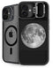 Full Moon Space iPhone 16 Plus Kickstand Case