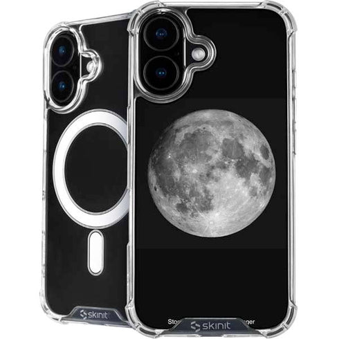 Full Moon Space iPhone 16 Plus MagSafe Case