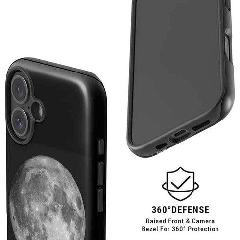 Full Moon Space iPhone 16 Plus Magsafe Impact Case