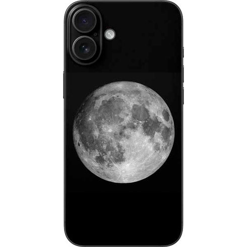 Full Moon Space iPhone 16 Plus Skin