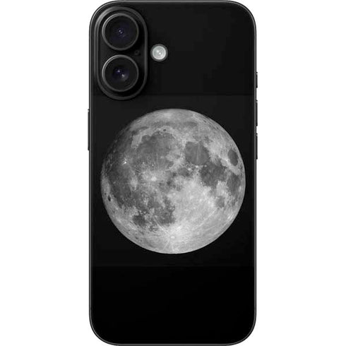 Full Moon Space iPhone 16 Skin
