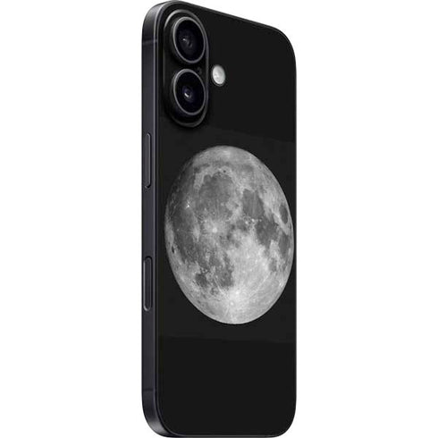 Full Moon Space iPhone 16 Skin
