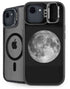 Full Moon Space iPhone 16e Kickstand Case