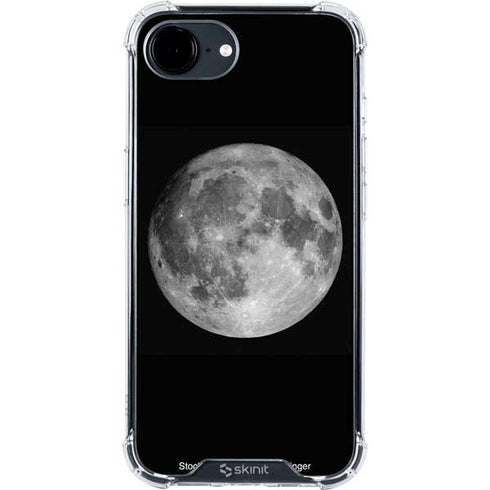 Full Moon Space iPhone 16e Clear Case