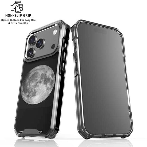 Full Moon Space iPhone 18 Pro Clear Case