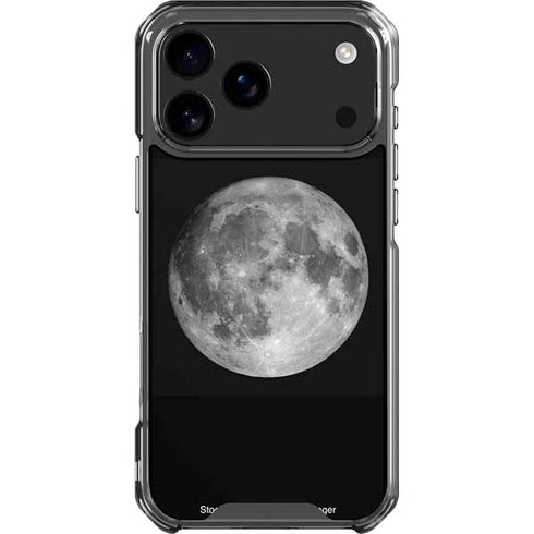 Full Moon Space iPhone 18 Pro Max Clear Case