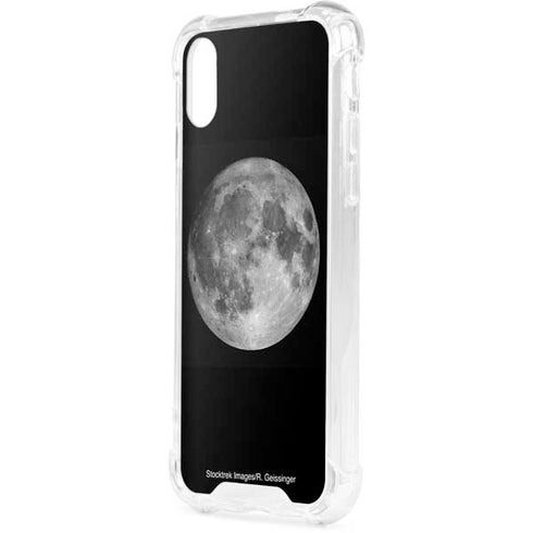 Full Moon Space iPhone XS Clear Case