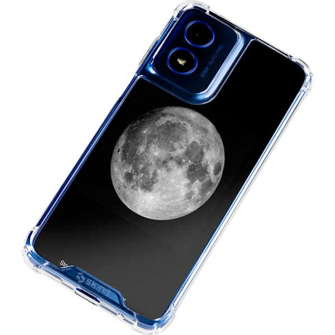 Full Moon Space Moto G Play 4G (2024) Clear Case