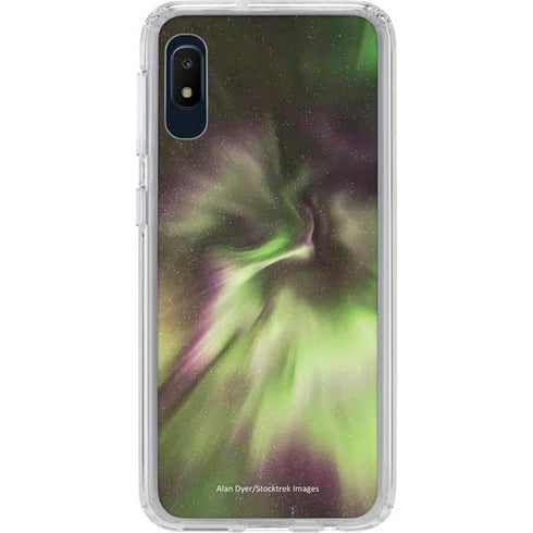 StockTrek Full Sky Aurora Galaxy A10e Clear Case