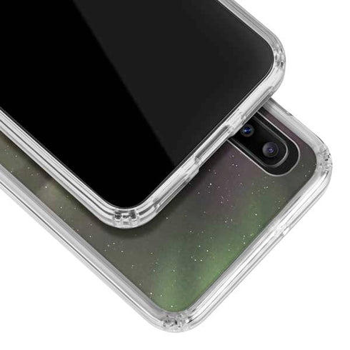 StockTrek Full Sky Aurora Galaxy A20 Clear Case