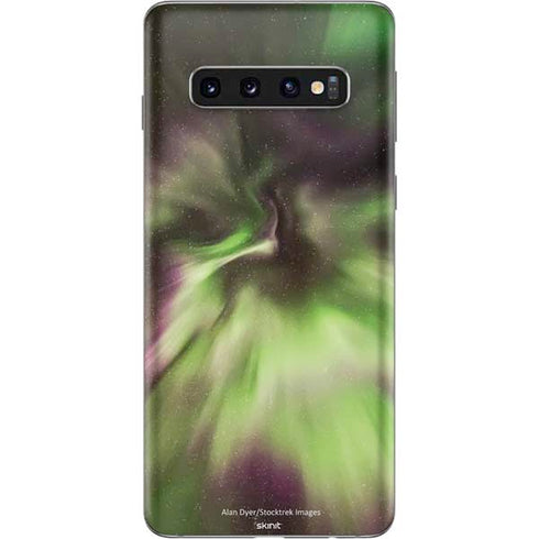 StockTrek Full Sky Aurora Galaxy S10 Skin