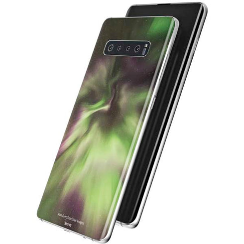 StockTrek Full Sky Aurora Galaxy S10 Skin