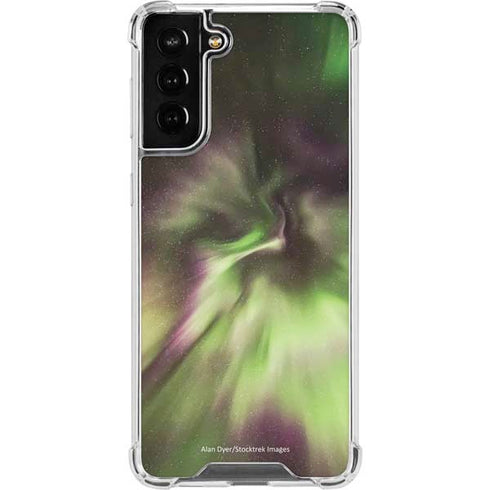 StockTrek Full Sky Aurora Galaxy S21 FE Clear Case