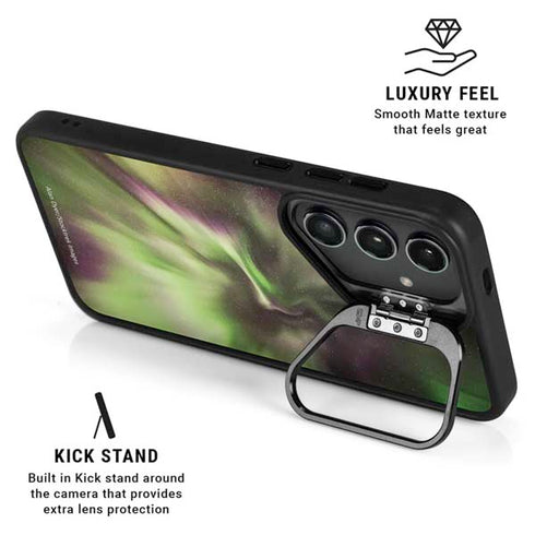 StockTrek Full Sky Aurora Galaxy S25 Plus Kickstand Case