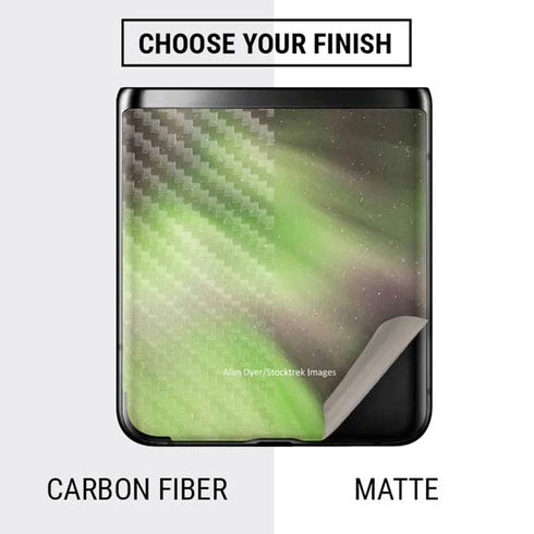 StockTrek Full Sky Aurora Galaxy Z Flip Skin