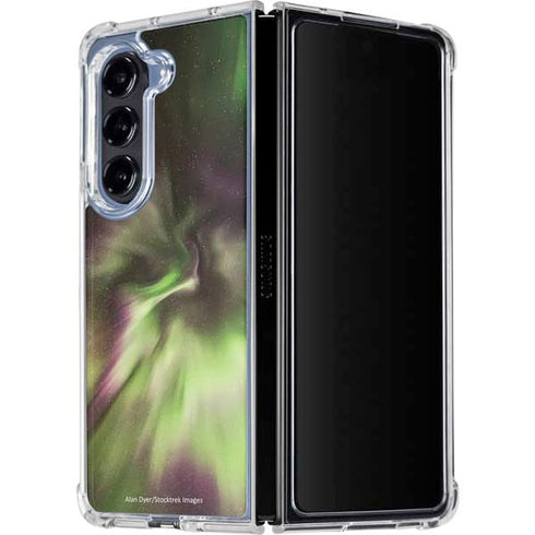 StockTrek Full Sky Aurora Galaxy Z Fold5 5G Clear Case