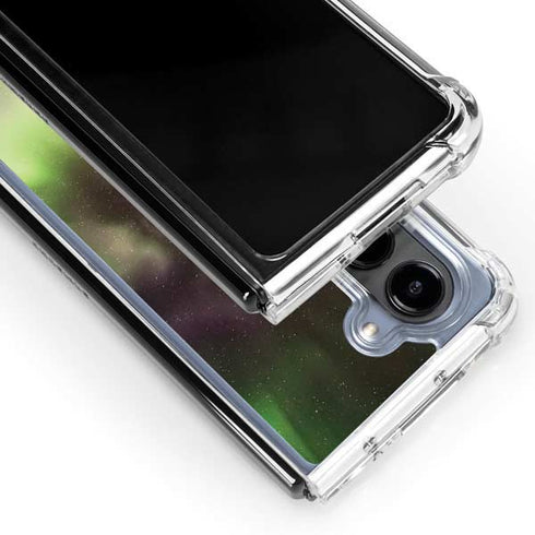 StockTrek Full Sky Aurora Galaxy Z Fold5 5G Clear Case