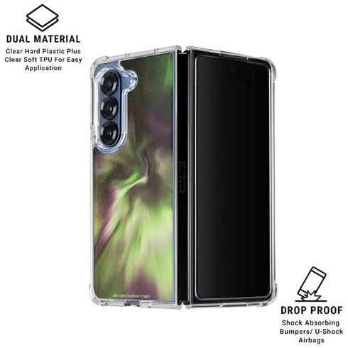 StockTrek Full Sky Aurora Galaxy Z Fold6 Clear Case