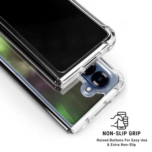 StockTrek Full Sky Aurora Galaxy Z Fold6 Clear Case