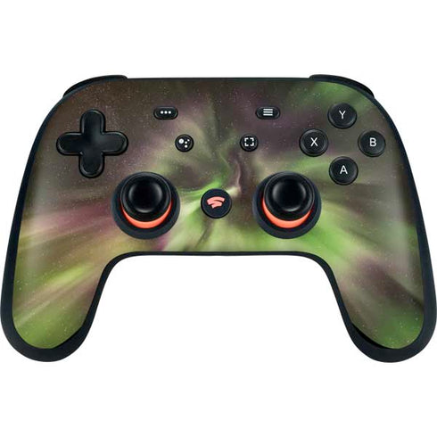 StockTrek Full Sky Aurora Google Stadia Controller Skin