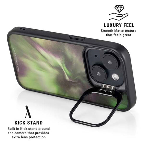 StockTrek Full Sky Aurora iPhone 15 Plus Kickstand Case