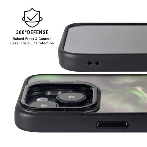 StockTrek Full Sky Aurora iPhone 15 Plus Kickstand Case