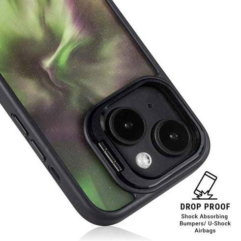 StockTrek Full Sky Aurora iPhone 15 Plus Kickstand Case