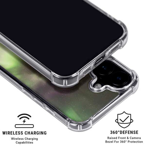 StockTrek Full Sky Aurora iPhone 16 Clear Case