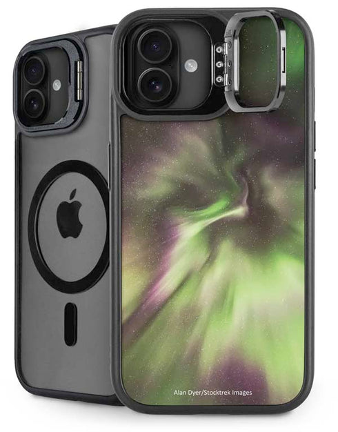 StockTrek Full Sky Aurora iPhone 16 Plus Kickstand Case