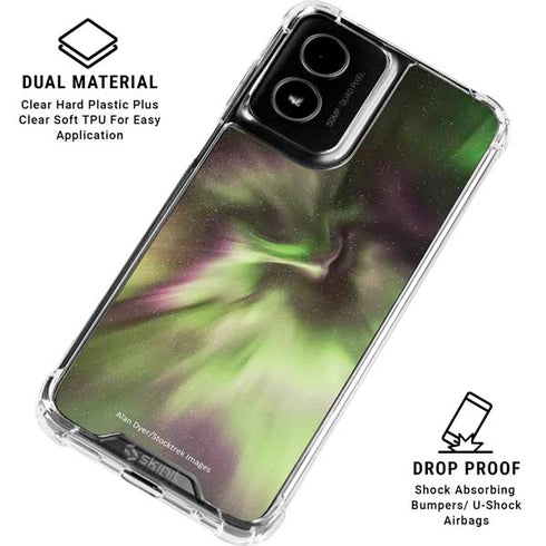 StockTrek Full Sky Aurora Moto G Power 5G (2024) Clear Case