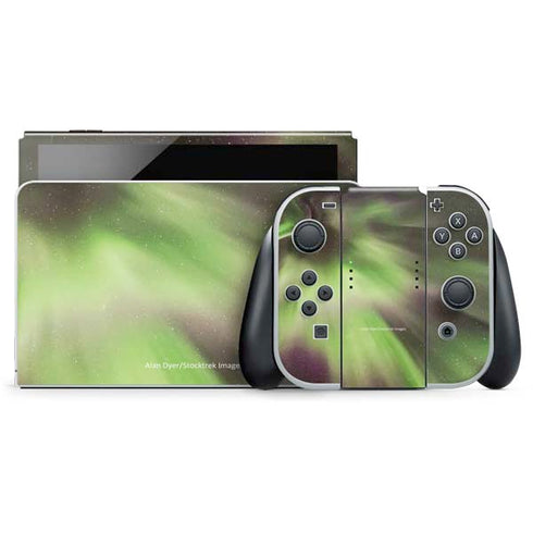 StockTrek Full Sky Aurora Nintendo Switch OLED (2021) Skin