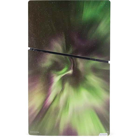 StockTrek Full Sky Aurora PS5 Slim Digital Edition Bundle Skin