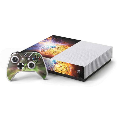 StockTrek Full Sky Aurora Xbox One S All-Digital Edition Bundle Skin