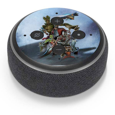 Marvel Guardians of the Galaxy Galactic Mission Amazon Echo Dot Skin