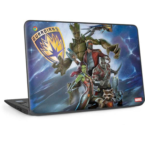 Marvel Guardians of the Galaxy Galactic Mission HP Chromebook Skin
