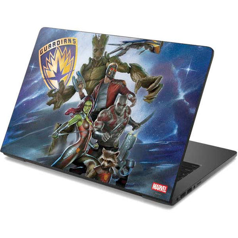 Marvel Guardians of the Galaxy Galactic Mission Dell Chromebook Skin