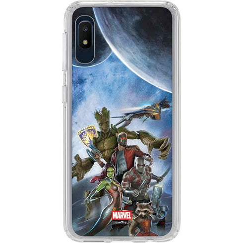 Marvel Guardians of the Galaxy Galactic Mission Galaxy A10e Clear Case