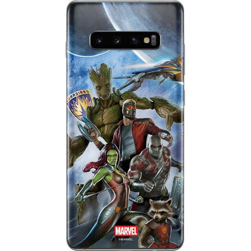 Marvel Guardians of the Galaxy Galactic Mission Galaxy S10 Plus Skin