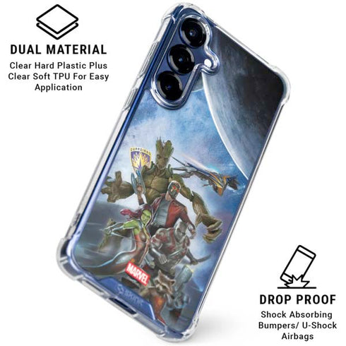 Marvel Guardians of the Galaxy Galactic Mission Galaxy S25 Clear Case
