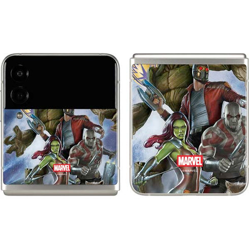 Marvel Guardians of the Galaxy Galactic Mission Galaxy Z Flip3 5G Skin