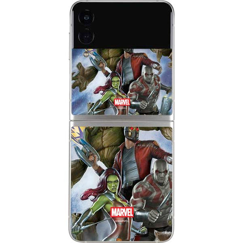 Marvel Guardians of the Galaxy Galactic Mission Galaxy Z Flip3 5G Skin