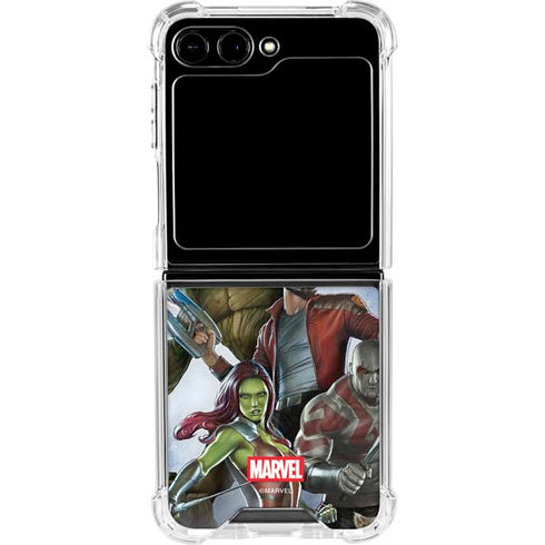 Marvel Guardians of the Galaxy Galactic Mission Galaxy Z Flip5 5G Clear Case