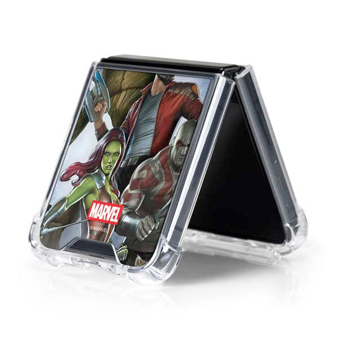 Marvel Guardians of the Galaxy Galactic Mission Galaxy Z Flip5 5G Clear Case