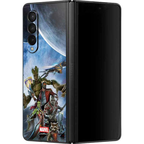 Marvel Guardians of the Galaxy Galactic Mission Galaxy Z Fold3 5G Skin
