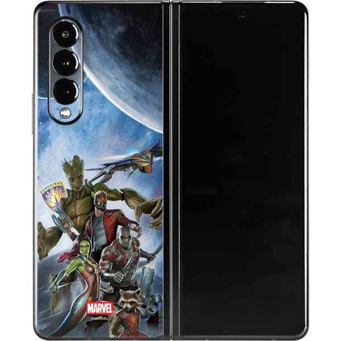 Marvel Guardians of the Galaxy Galactic Mission Galaxy Z Fold3 5G Skin