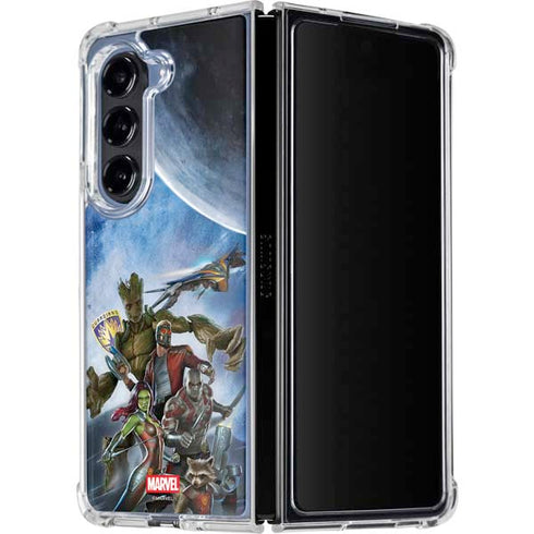Marvel Guardians of the Galaxy Galactic Mission Galaxy Z Fold5 5G Clear Case
