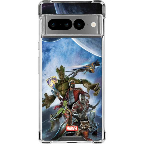 Marvel Guardians of the Galaxy Galactic Mission Google Pixel 7 Pro Clear Case