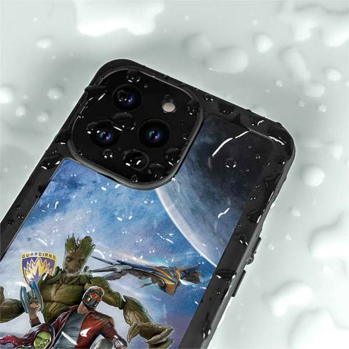 Marvel Guardians of the Galaxy Galactic Mission iPhone 14 Pro Max Waterproof Case